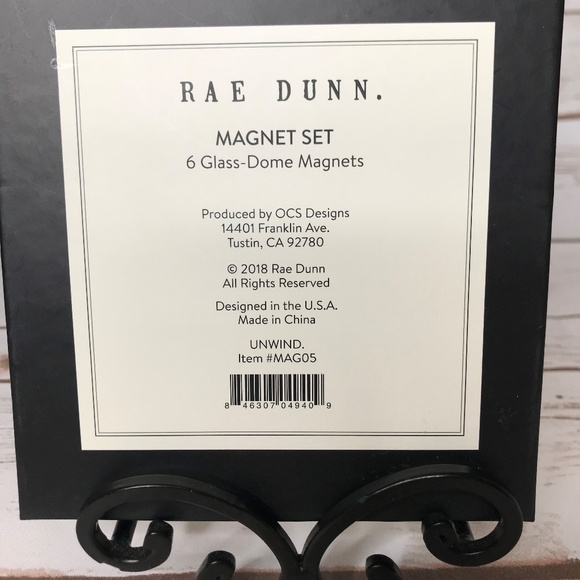 Rae Dunn UNWIND DREAM Dome Magnet Set - Picture 3 of 3